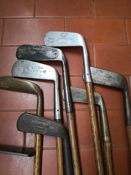 Tacos de Golfe HICKORY de colecção vintage/antigo