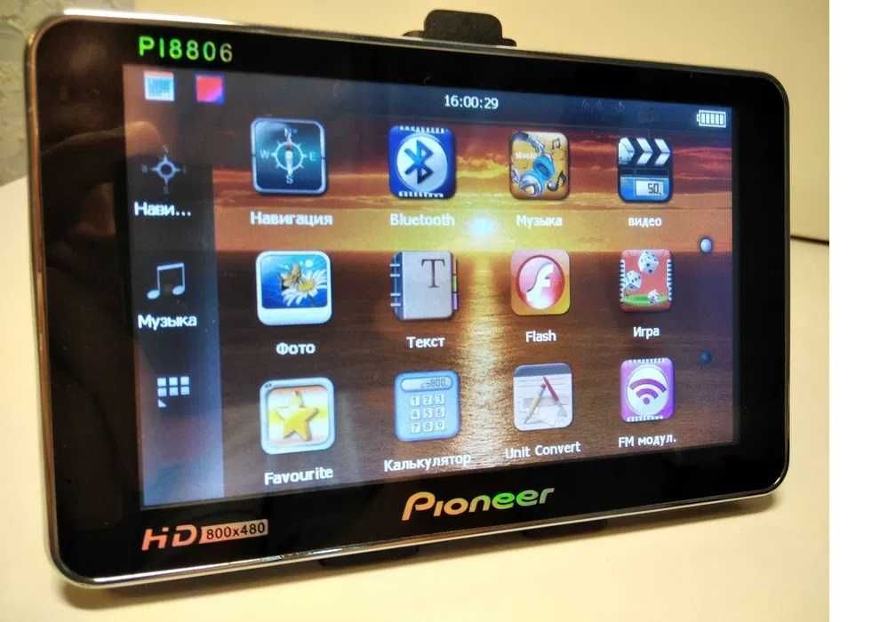 Вантажний GPS навігатор Pioneer 7 дюйм. Карти Європи, України 2025р