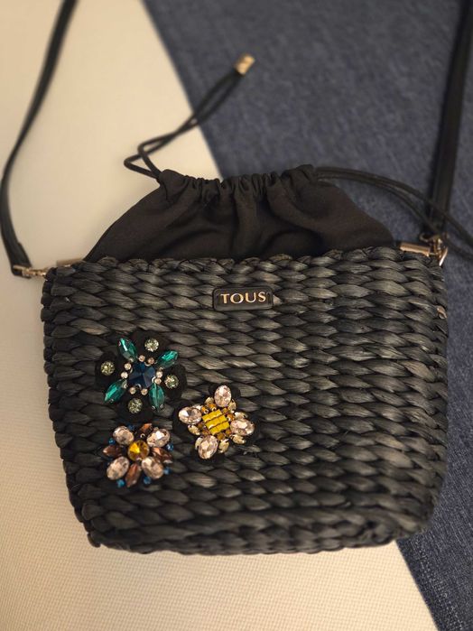 Mala tiracolo ráfia Tous