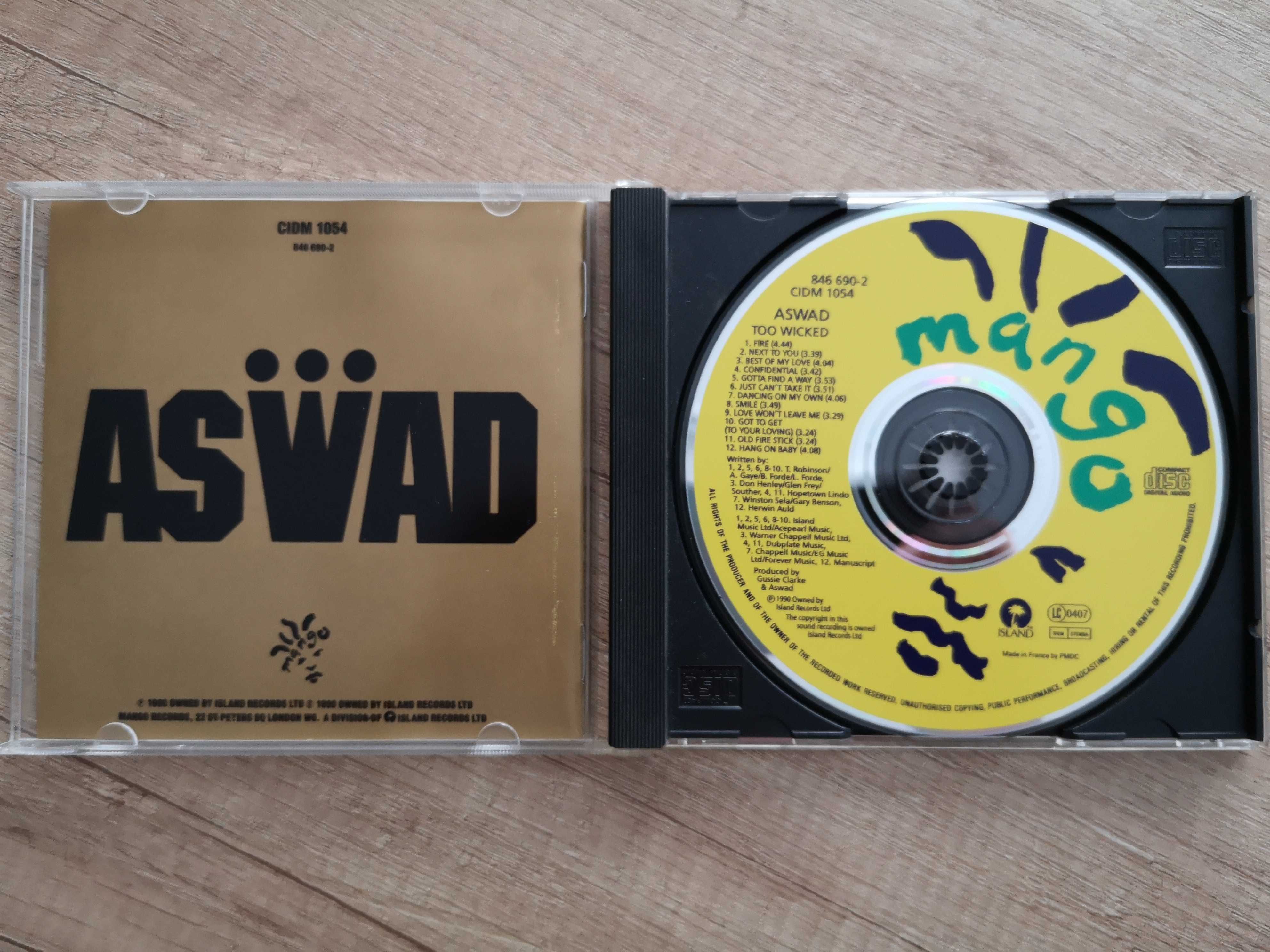Aswad CD Too Wicked wyd. Island/Mango 1990 - Poznań
