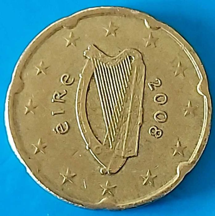 20 Cêntimos de 2008 da Irlanda