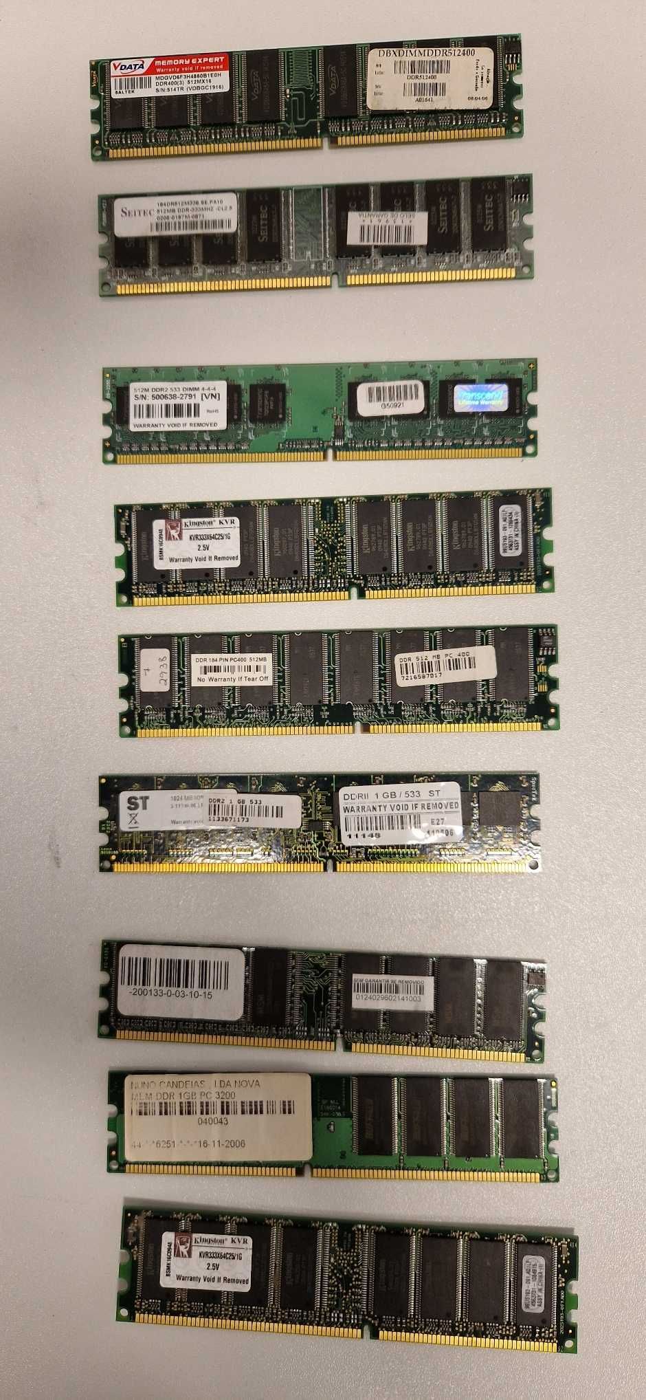 Memórias DDR 2 Várias