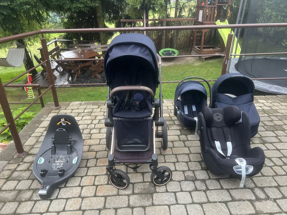 Wózek Cybex Priam 4w1 plus fotelik Cybex Sirona Z i-size