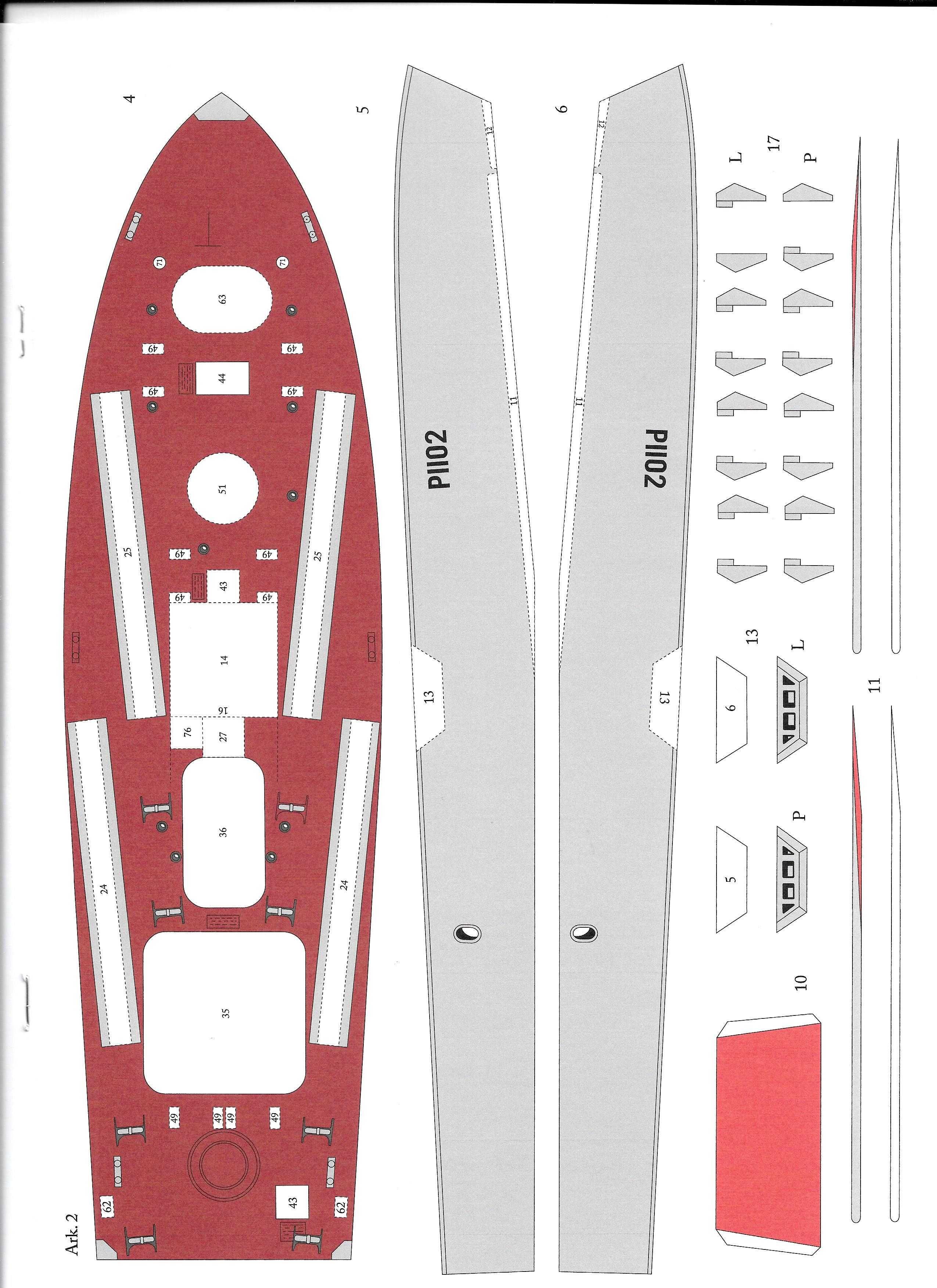 Mały Modelarz 6 1958 Kuter torpedowy - model-reprint