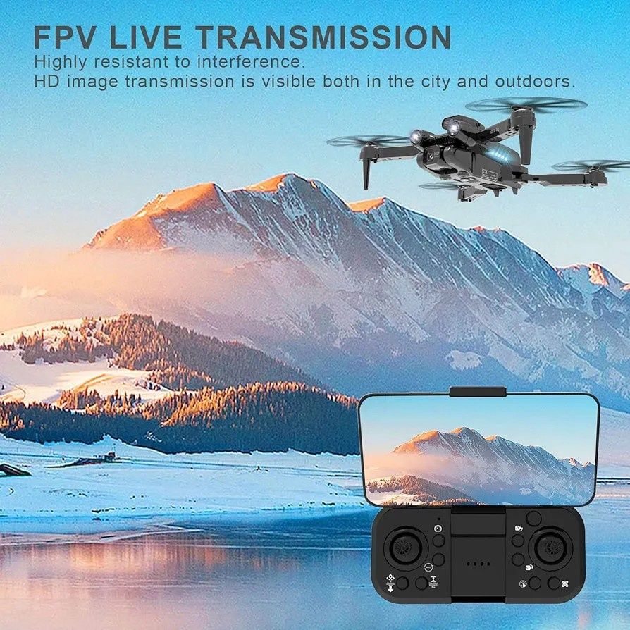 Mini Drones z kamerą 1080P HD dla dorosłych i początkuj, składany FPV