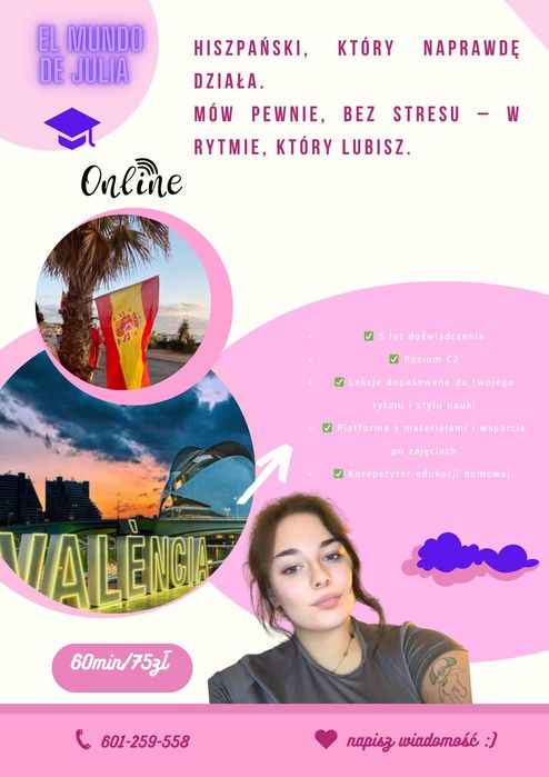 korepetycje z języka hiszpańskiego