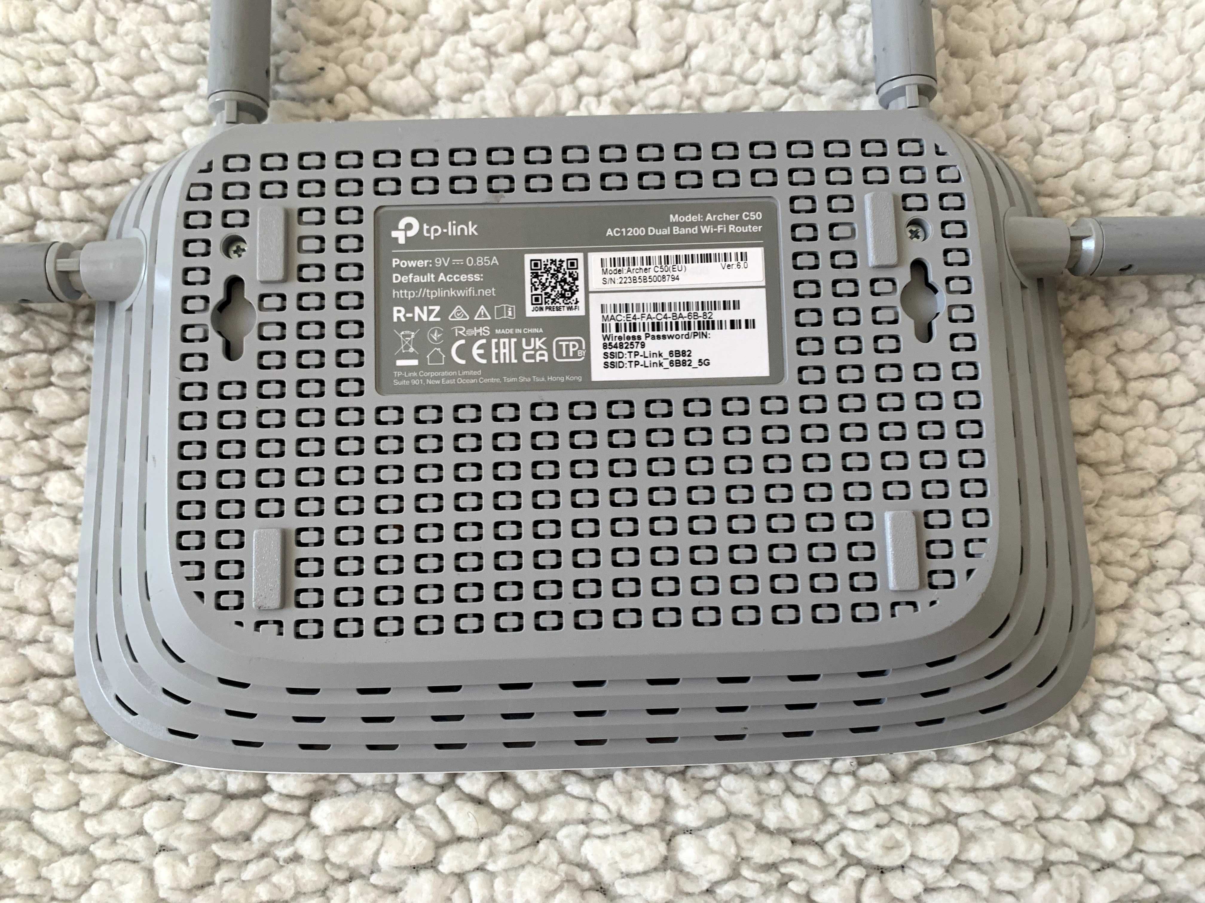 TP-link  Archer C50 Dwupasmowy router bezprzewodowy