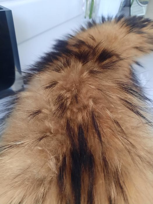 JENOT NATURALNY 63 kołnierz dopinka do kaptura przypinka