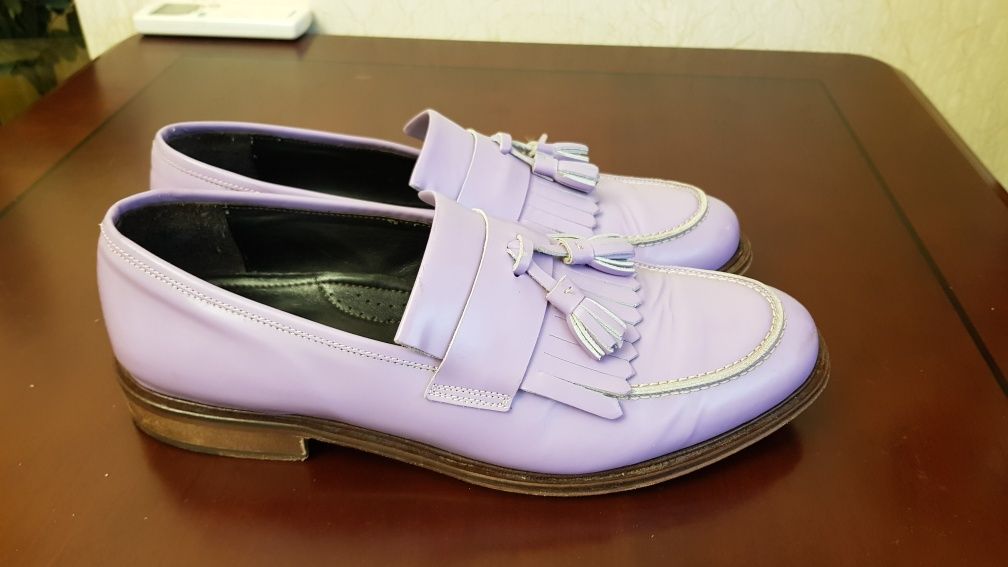 Продаются мужские туфли-лоферы, Италия, р-р 10