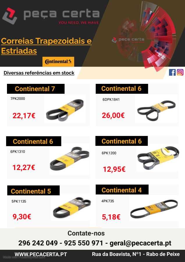 Correias Trapezoidais e Estriadas