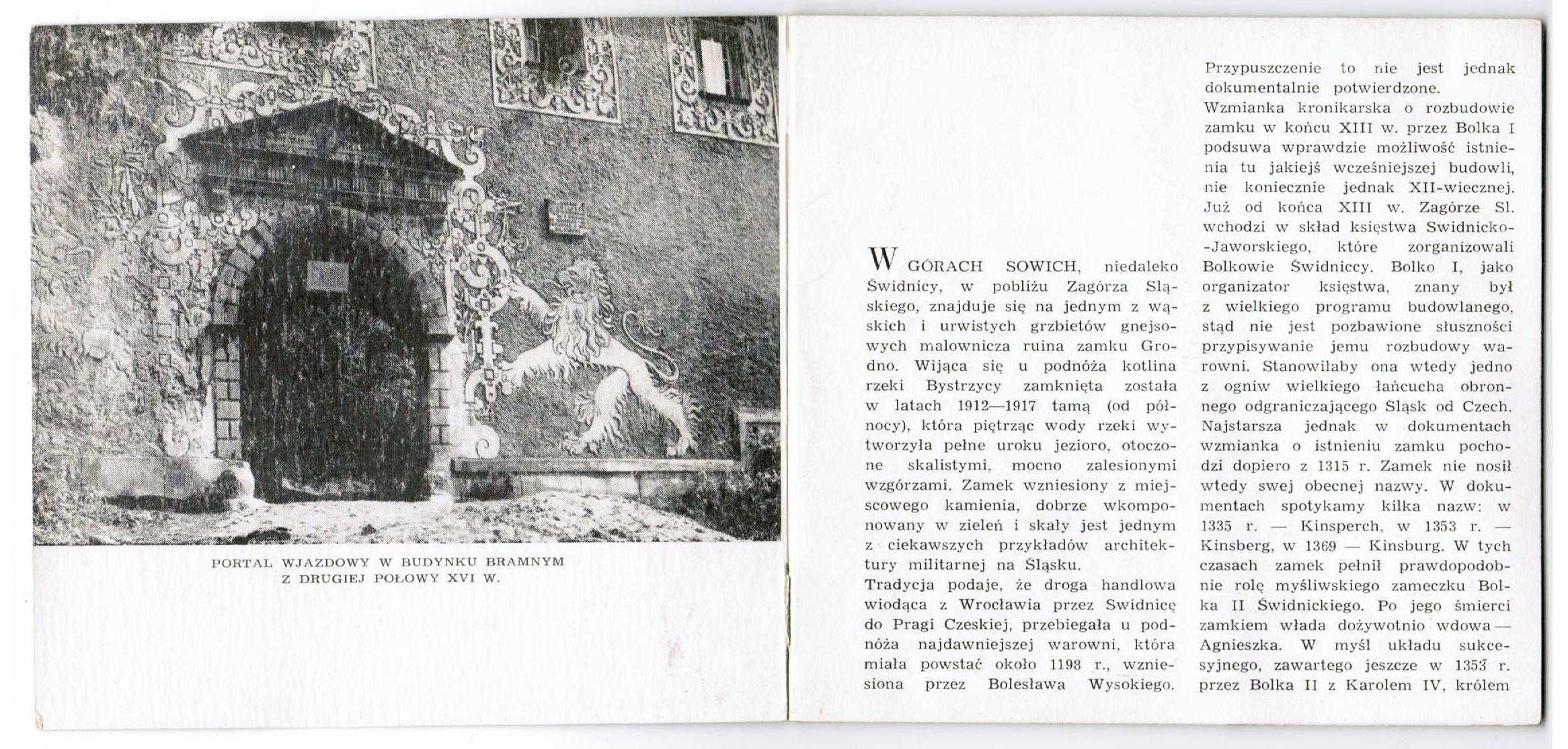 Zamek Grodno, historia i zabytki, Dolny Śląsk, II wydanie