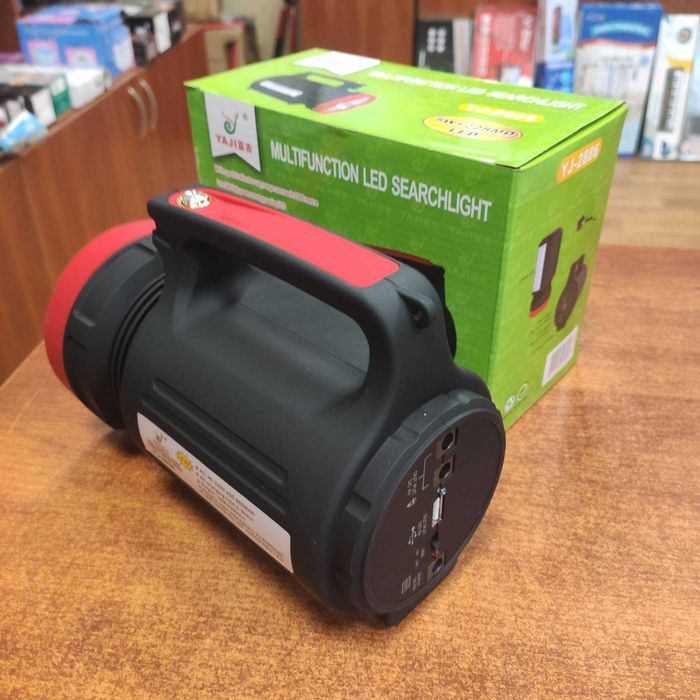 Мощный Светодиодный Фонарь Прожектор Yajia YJ-2886 5W + Power Bank