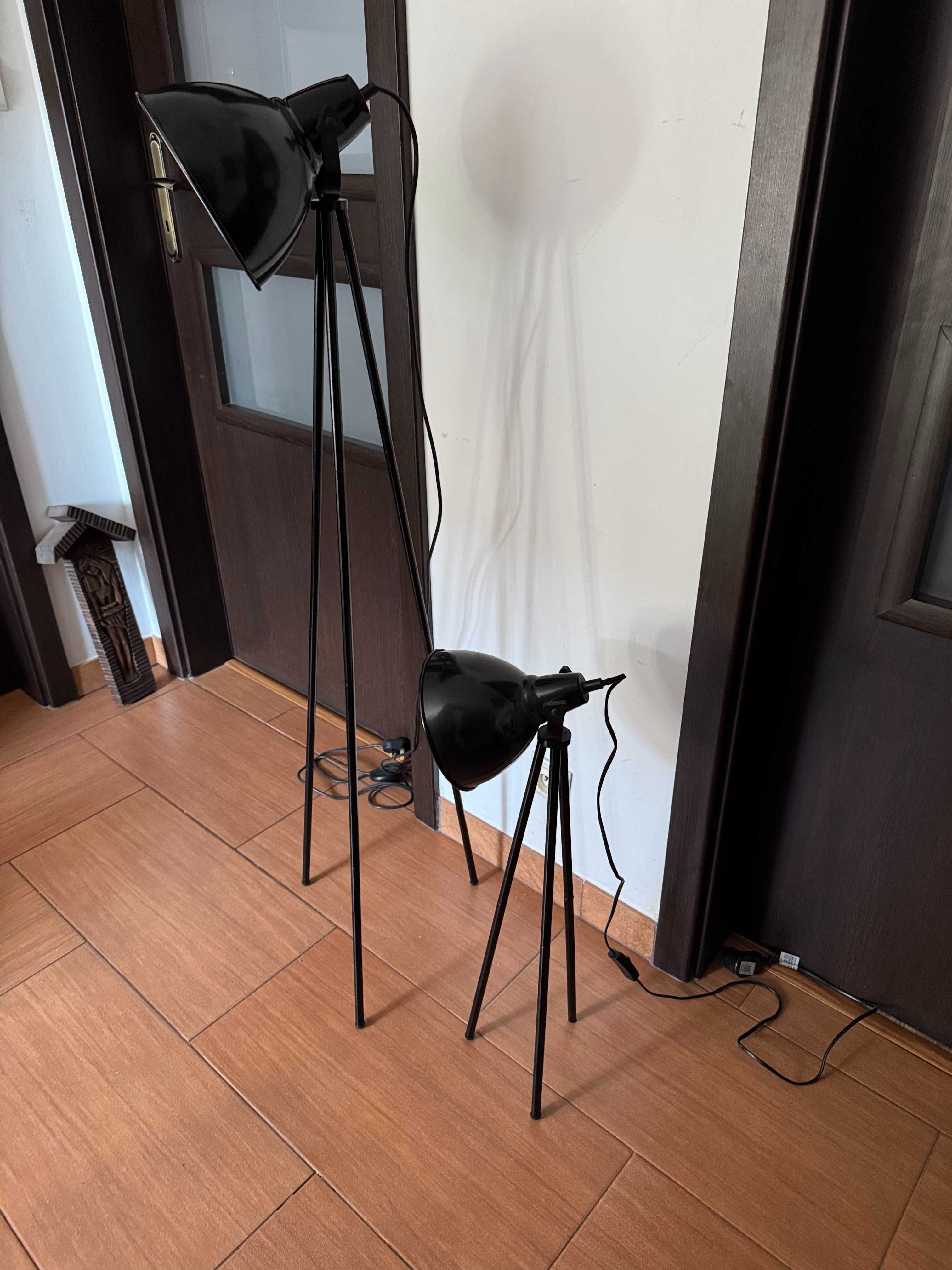 2 lampy podłogowe designerskie