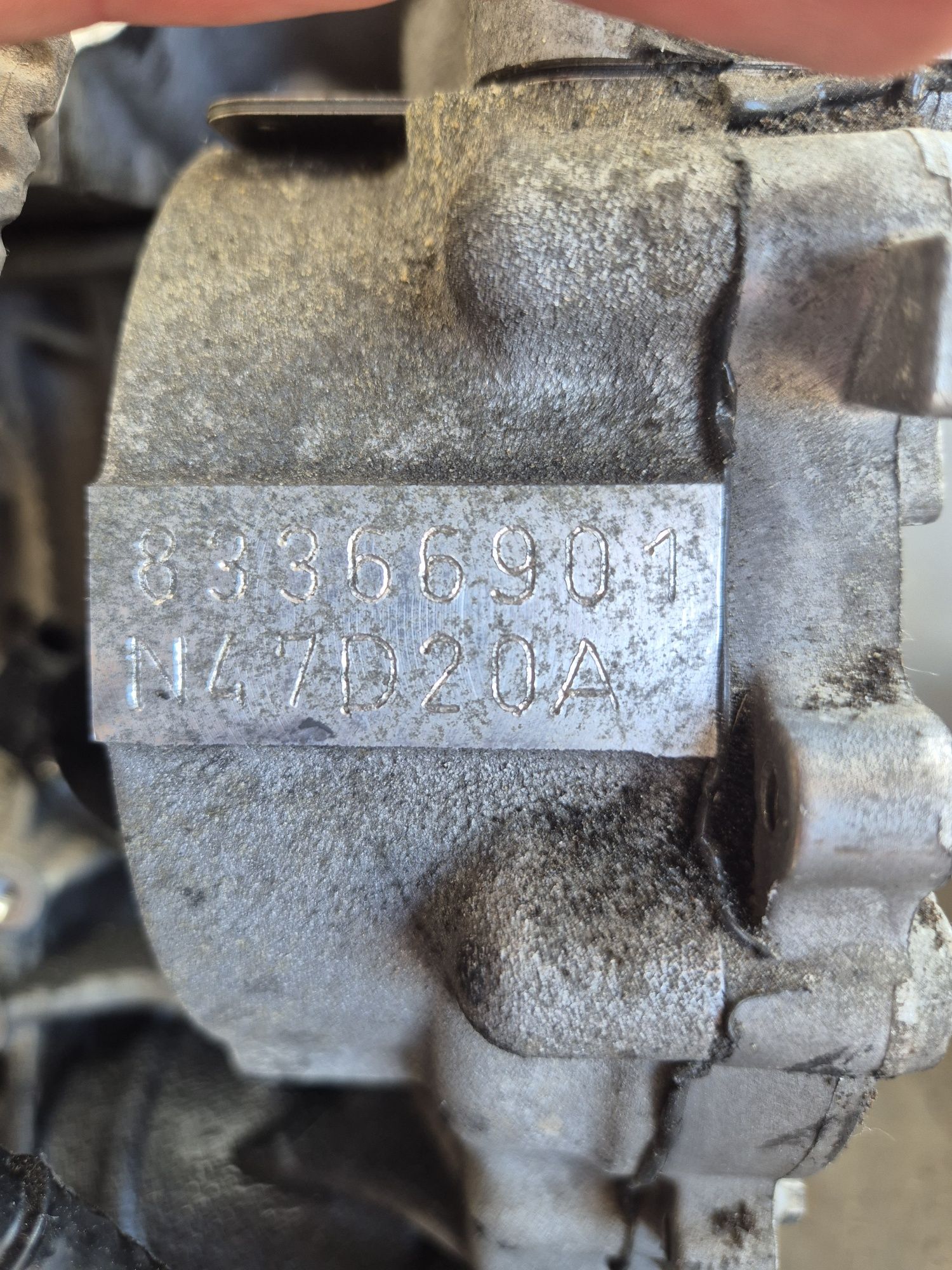 Silnik BMW N47D20A 177KM uszkodzony
