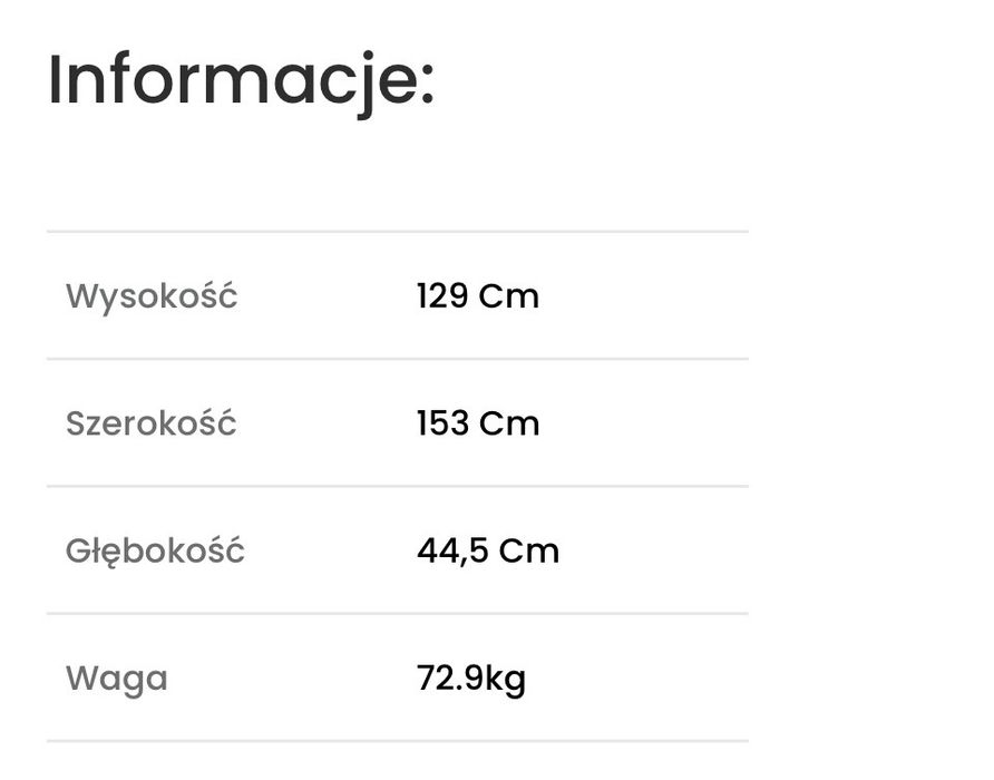 Komoda i witryna PATRAS