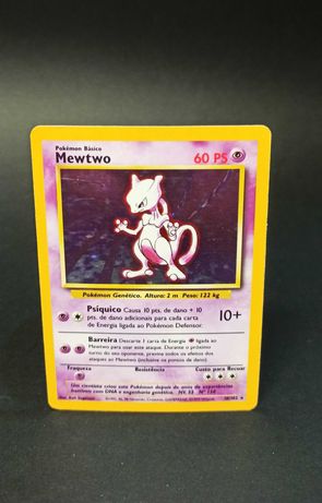 Mewtwo - Carta Pokémon 1ª edição
