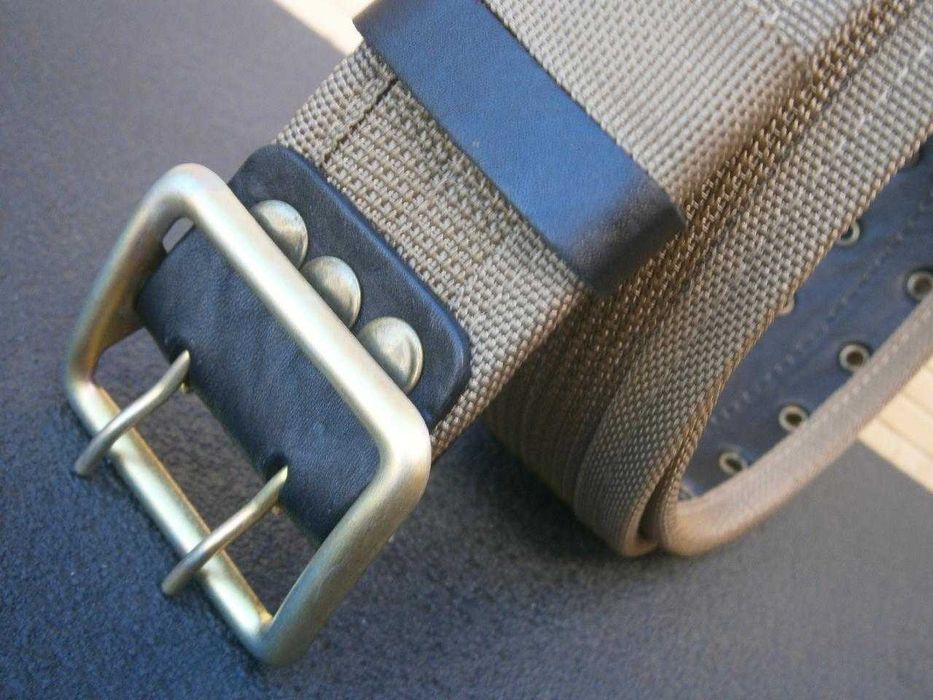 Ремінь офіцерський польовий койот (110-115см) стропа+шкіра