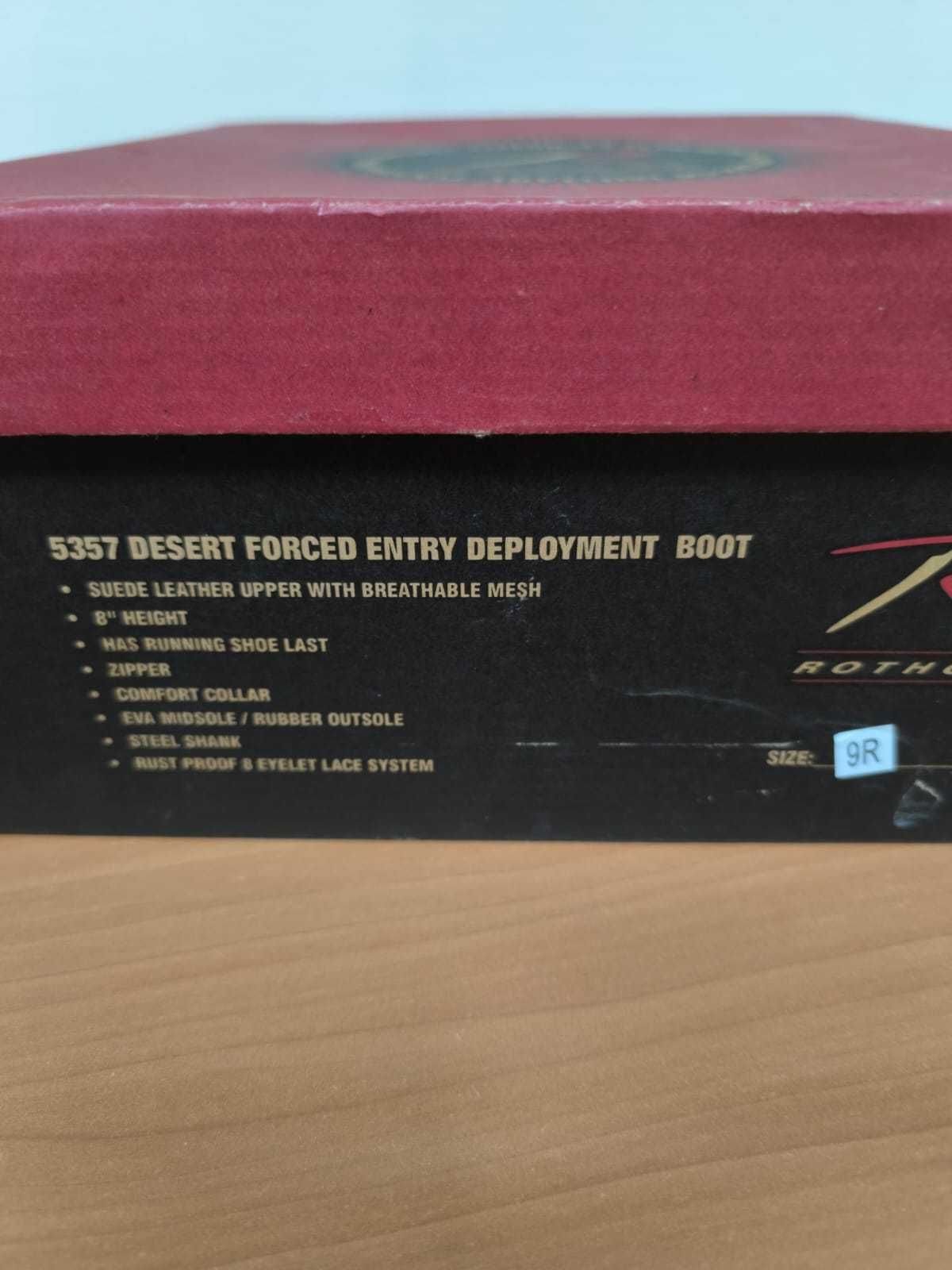 Тактичні Черевики берці US Rothco Forced Entry Desert Tan роз 9R 28 см