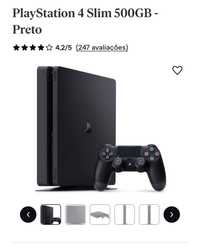 Vendo ps4 usada, em bom estado!!!