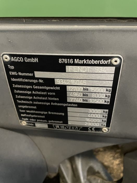 Фендт 936 VARIO 2012