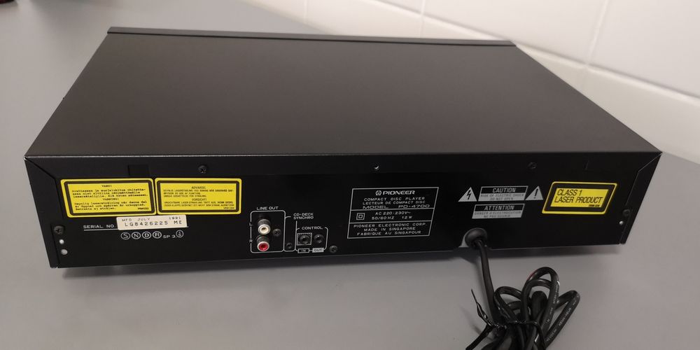 Leitor cd Pioneer pd-4700