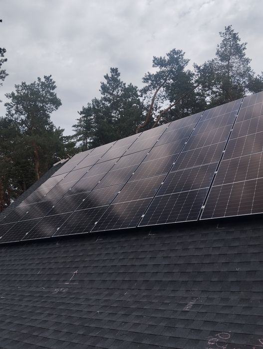 Монтаж солнечных панелей