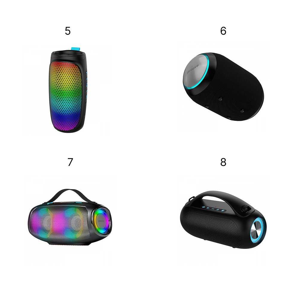 Колонка bluetooth з підсвіткою LED Блютуз колонка Proove