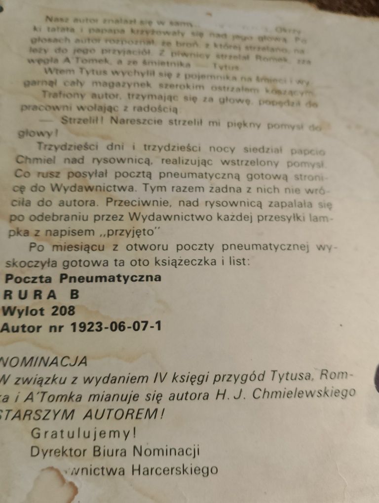Komiksy Tytus Romek i Atomek