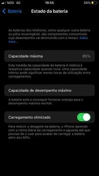 Iphone 7 bateria 85%