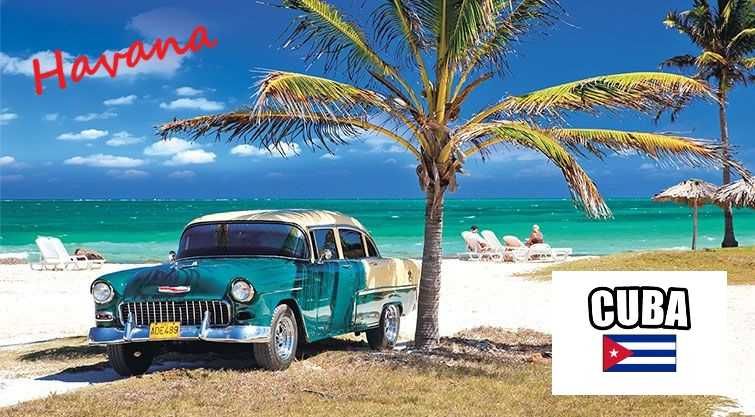 Magnes na lodówkę Kuba Havana