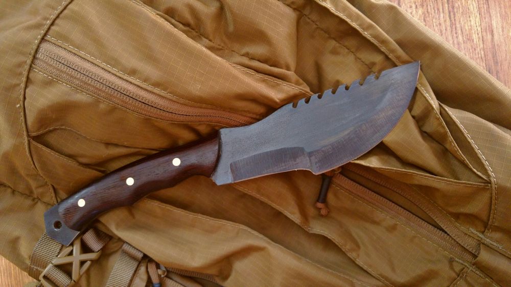 Tracker Alfa Wenge Nóż Ręcznie Robiony Custom