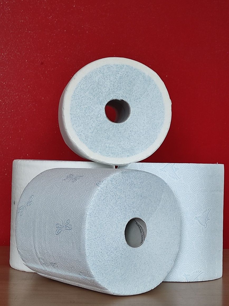 Papier toaletowy 2x48/96 rolek+ręcznik papierowy 1x6 rolek