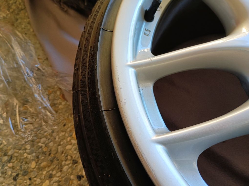 Jantes Porsche R17 com conversores 4x100