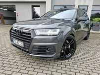 Audi Q7 AUDI Q7 50 TDI 286KM S-Line CARBONY Dociągi 7 miejsc Oś skrętna 22'