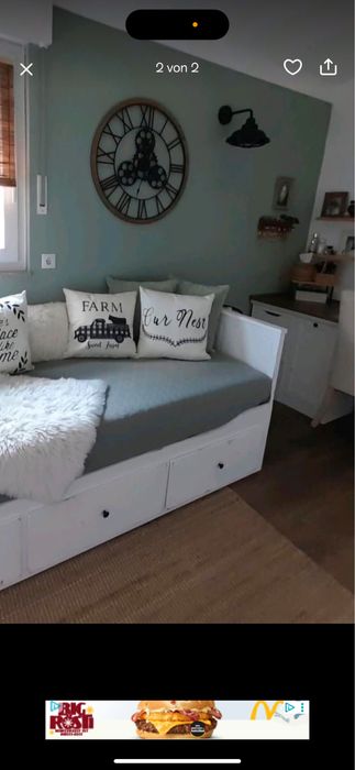 Łóżko Hemnes rozsuwane