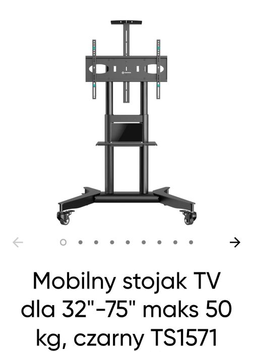 Mobilny stojak do tv od 32"do75" do 50kg