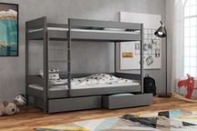 Łóżko piętrowe ZOSIA 2 osobowe, materace 160x80/180x80/190x80