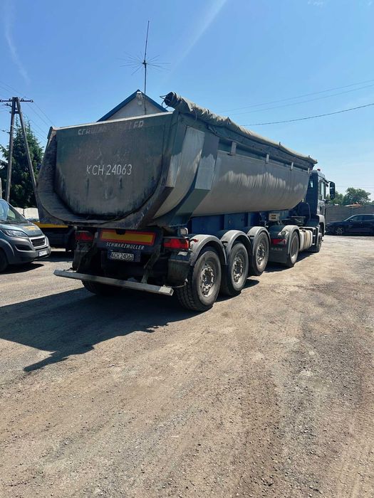 Sprzedam MAN TGA + naczepa Schwarzmuller Hydraulika Ocieplany