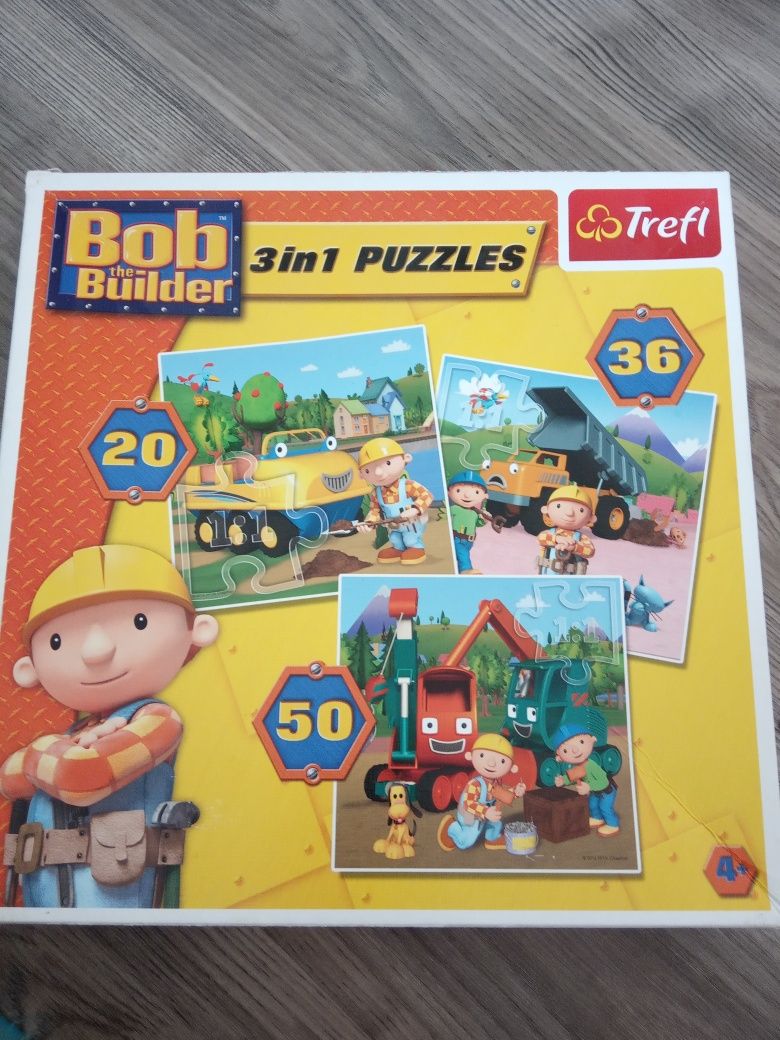 Puzzle Trefl Bob budowniczy 3 w 1