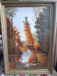 Картина маслом "Полдень Осень"