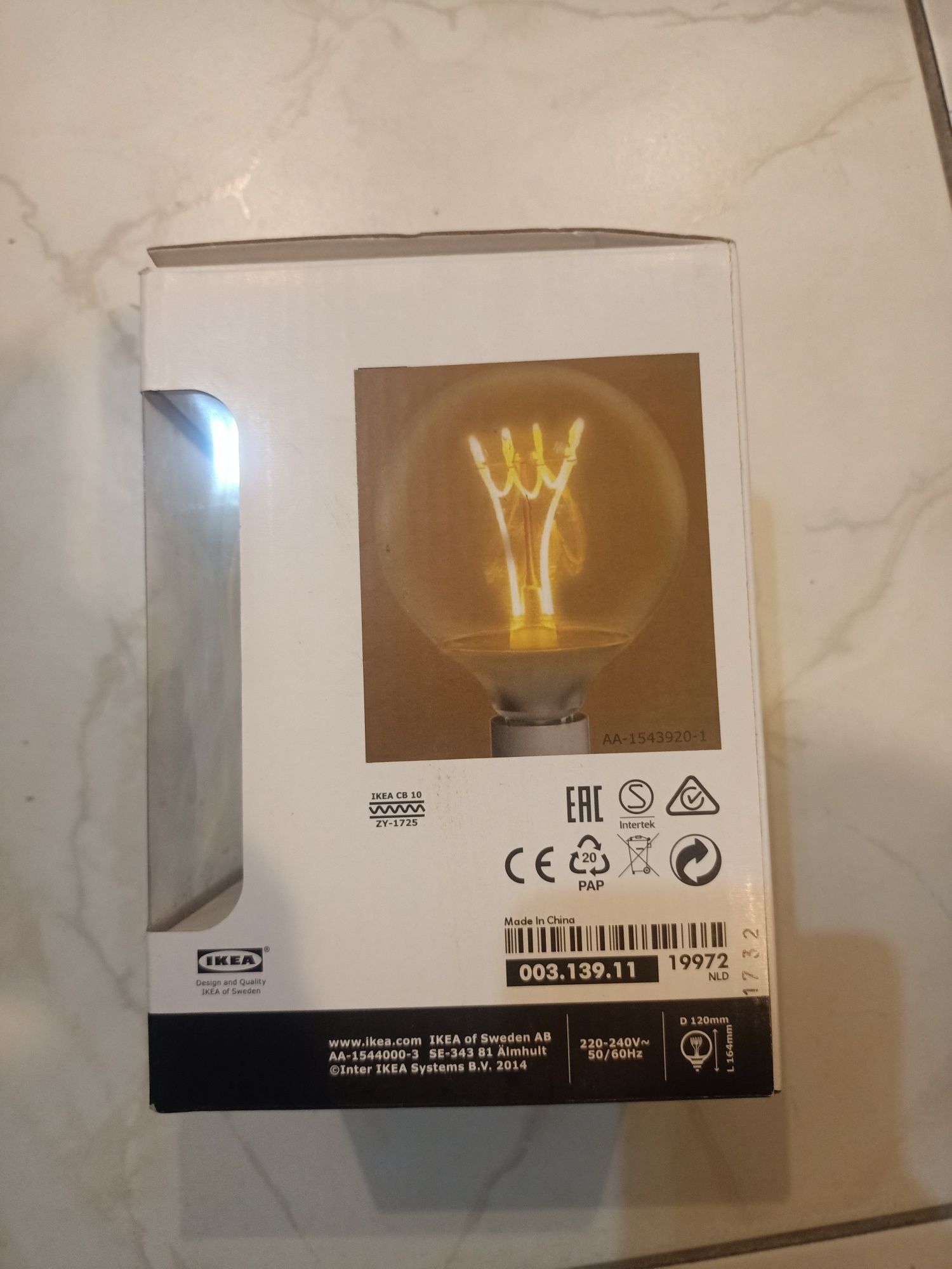 Sprzedam żarówki LED Ikea E27 1.8 W użyte raz, komplet 3szt