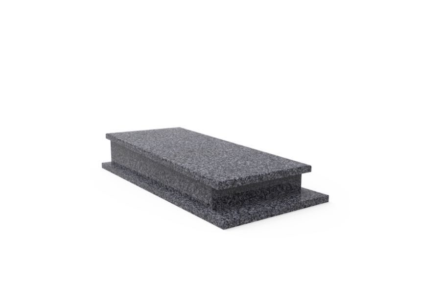 Nagrobek Granitowy Pomnik Szary Granit Sarkofag Promocja Wyprzedaż