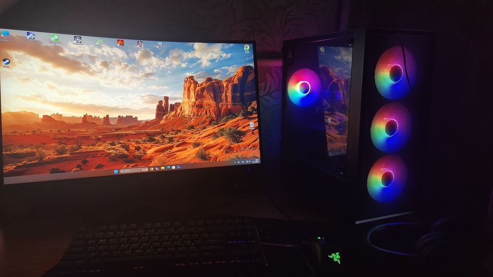 Игровой ПК PROLOGIХ Полный игровой комплект/R5 5600/RTX 5060/M21TB/32O