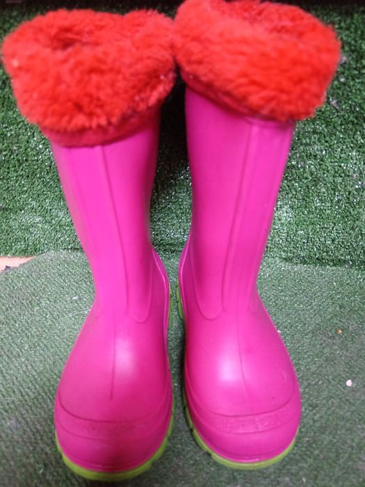 Сапоги резиновые на девочку