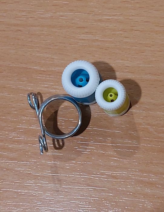 Pierścionek do żakardów i dwa liczniki rzędów (większy i mniejszy)