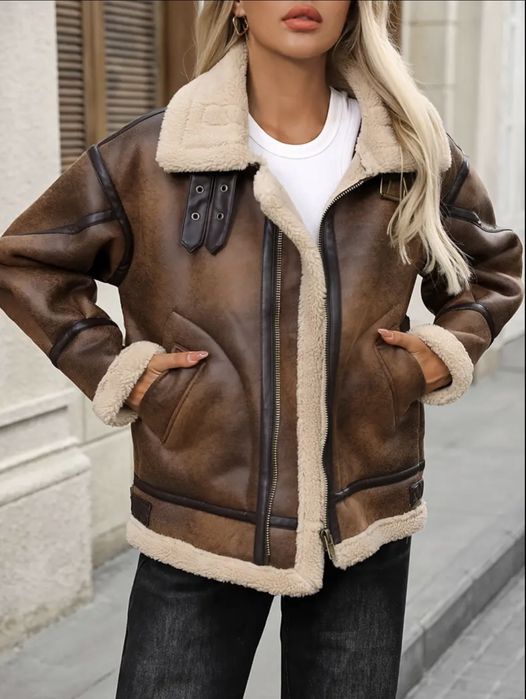 Жіноча дубленка розмір М