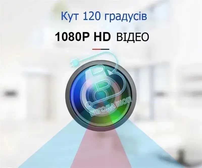 Відеокамера HD 1080p PIR з Датчиком Руху та Нічним Баченням