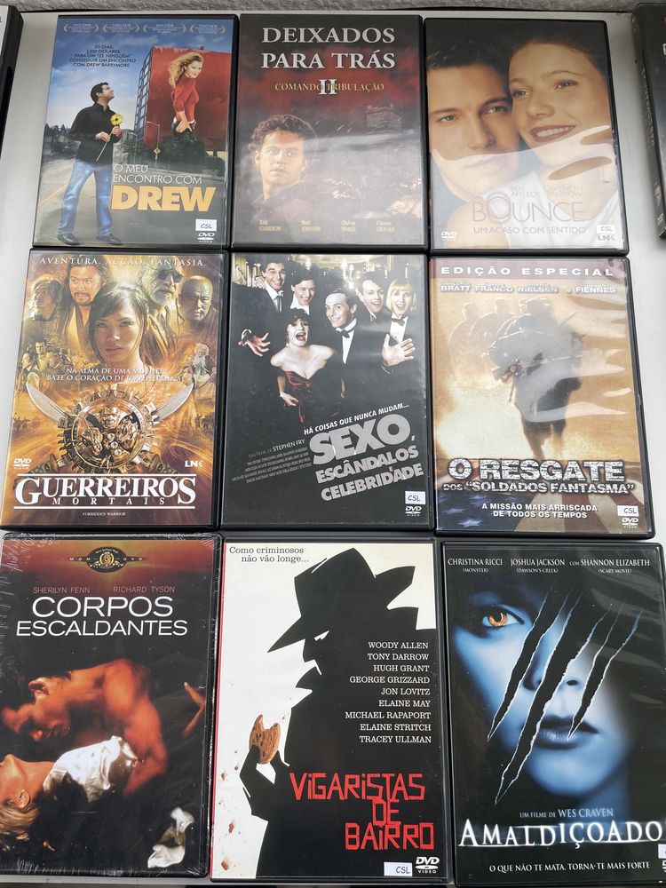 DVD’s originais como novos