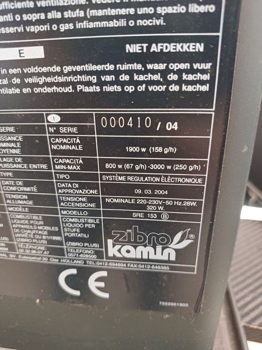 Aquecedor  Zibro Kamin SRE 153 laser