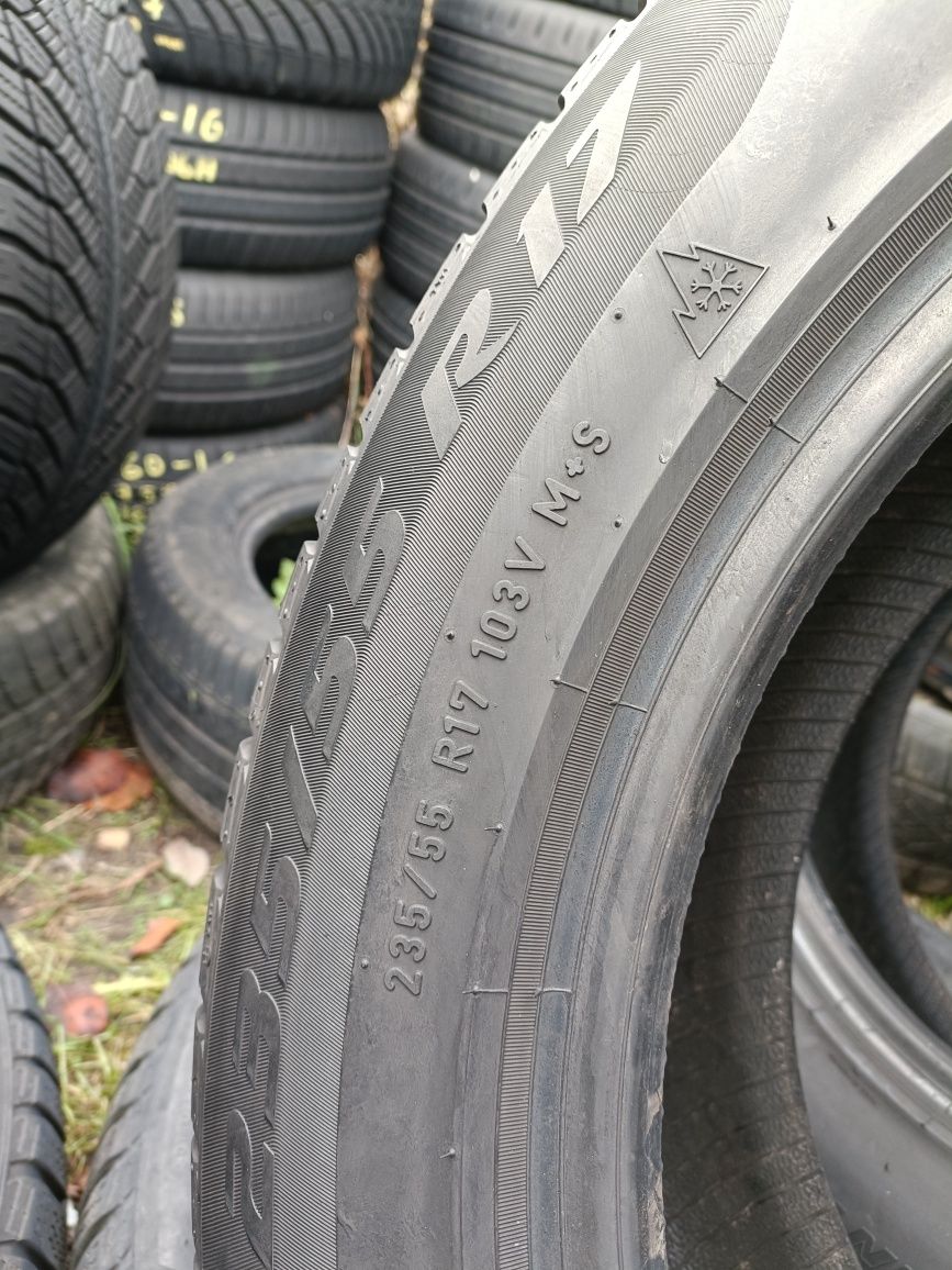 235/55r17 Pirelli Sottozero 3 z końca 2019r 5.8mm